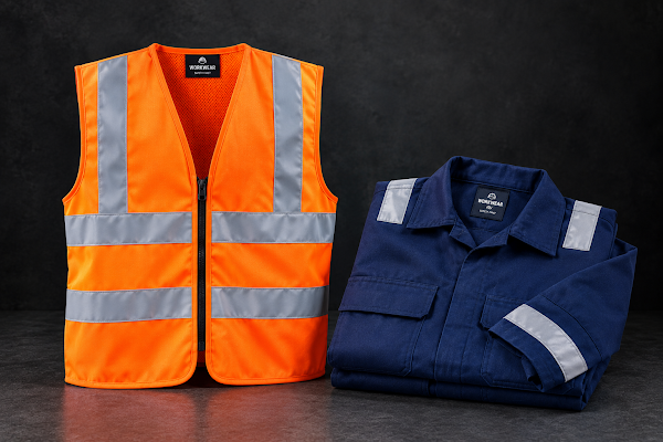Industrial Workwear Vests and Boiler Suits