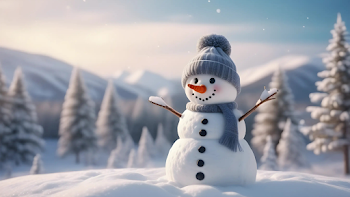 Snowman Wallpaper