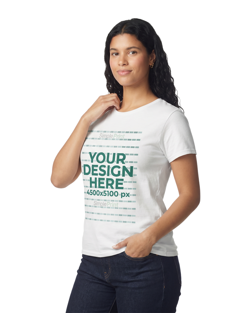 Gildan 5000L (US) - Ladies' Heavy Cotton T-Shirt (DTF)