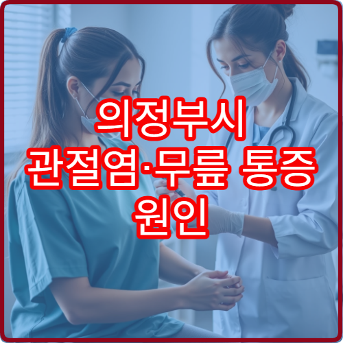 의정부시 관절염·무릎 통증 원인 진단과 치료 병원 안내