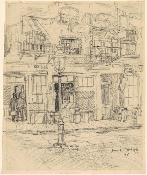 New York Street Scene 1911