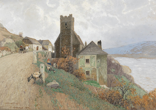 Donauufer in St Michael 1909