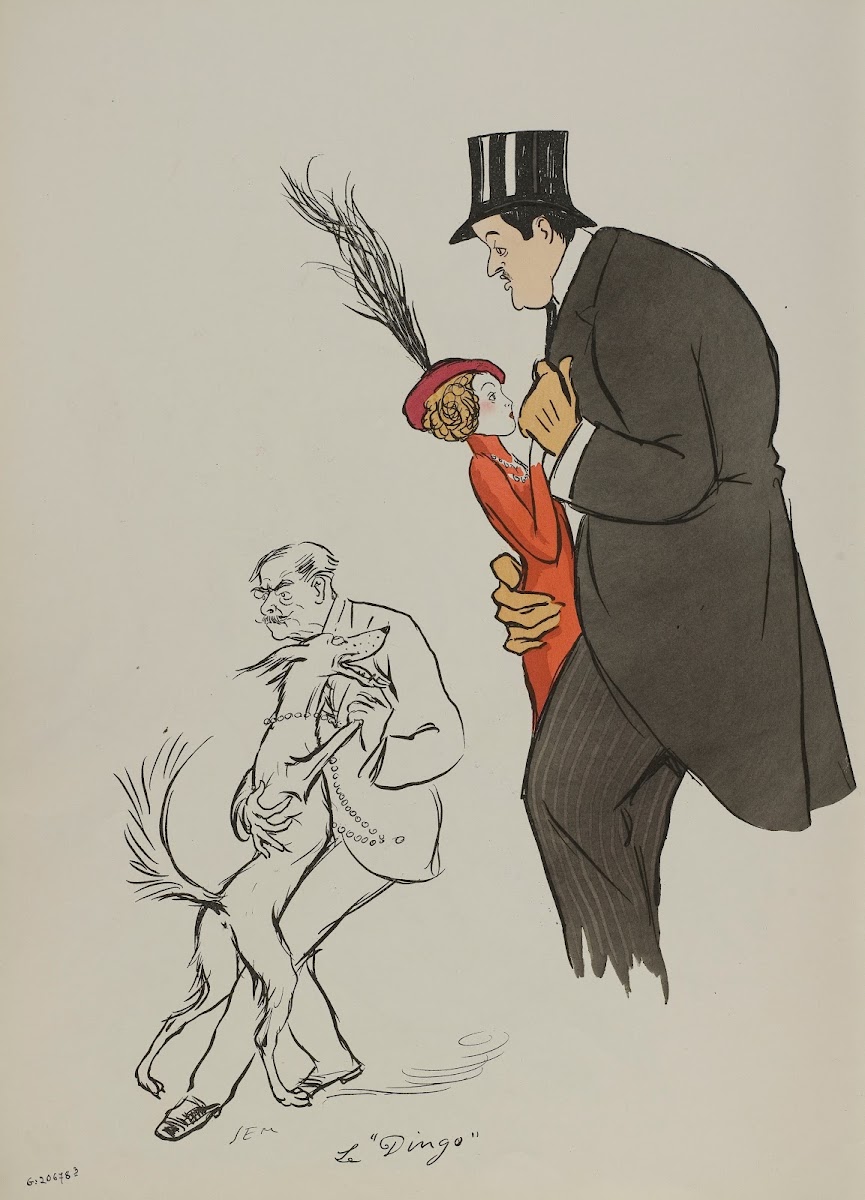 Le Dingo  Octave Mirbeau  Comte de Grandmaison duchesse de Malborough 1913