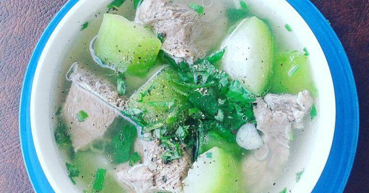 Canh bí xanh xương heo