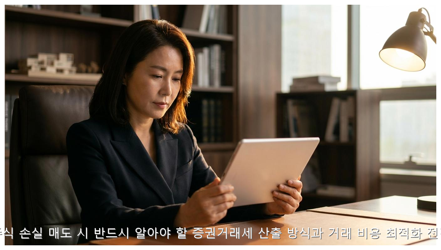 주식 손실 매도 세금 절약 및 비용 관리 전략 핵심 안내 및 분석 인포그래픽 (3)