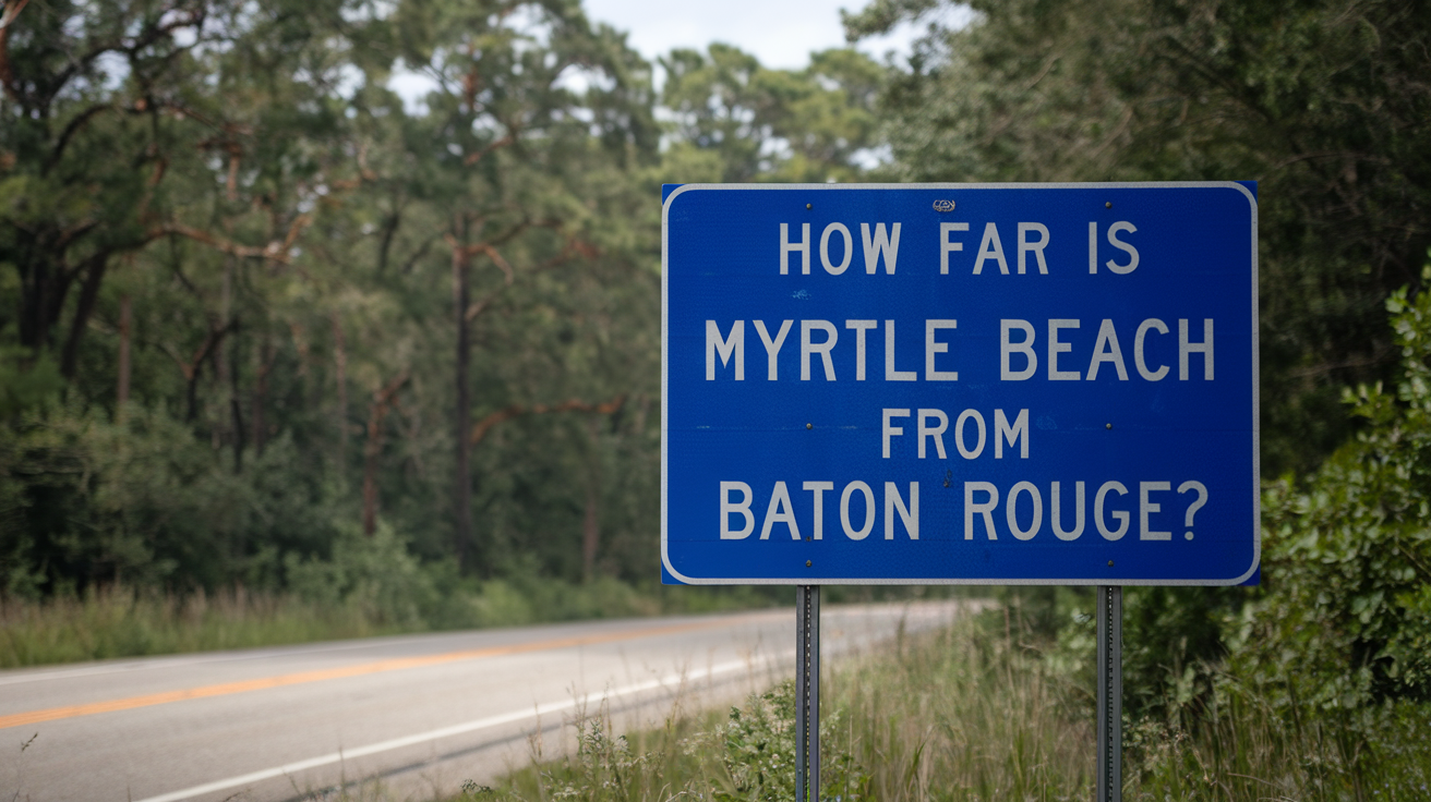 How Far Is Myrtle Beach from Baton Rouge? Travel Guide