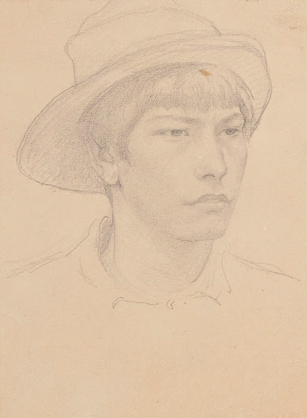 Tête de jeune homme