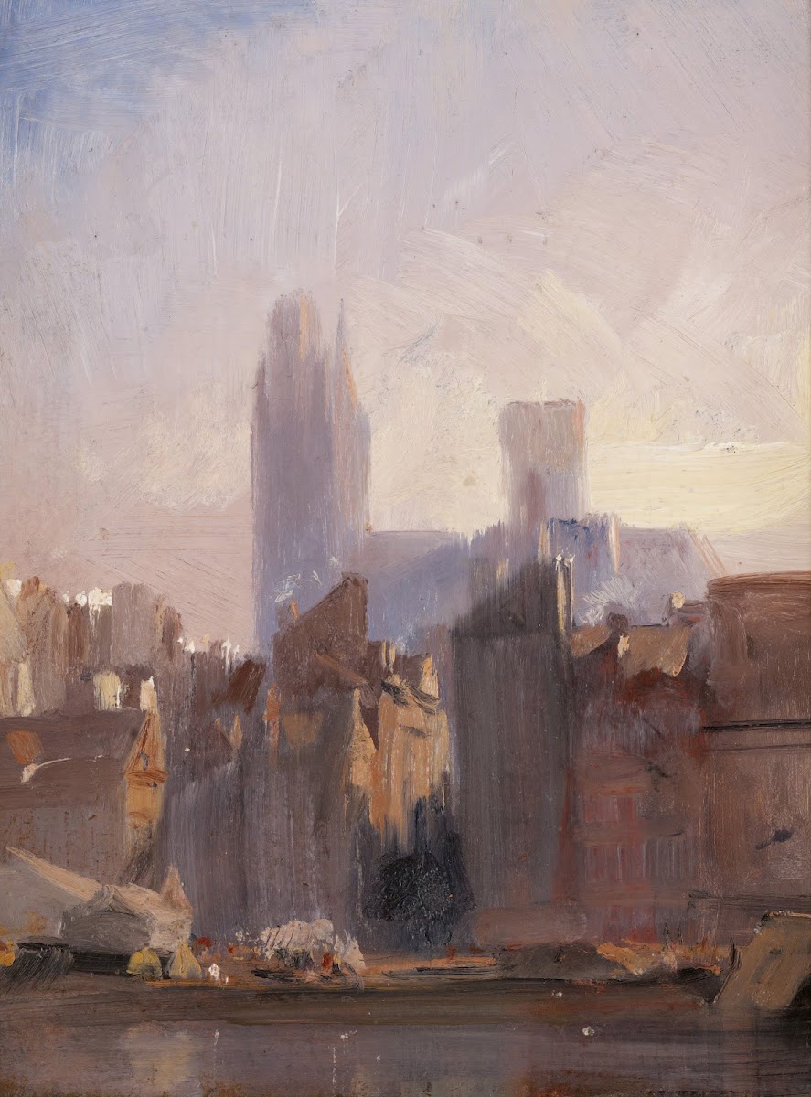 Rouen Cathedral Sunrise 1825