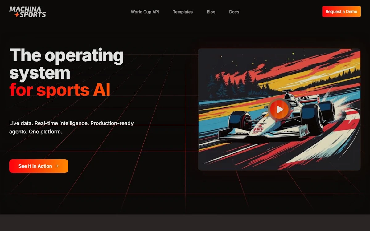 Captura de Machina Sports