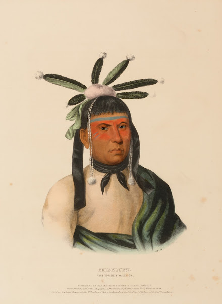 Amiskquew A Menominie Warrior 1843