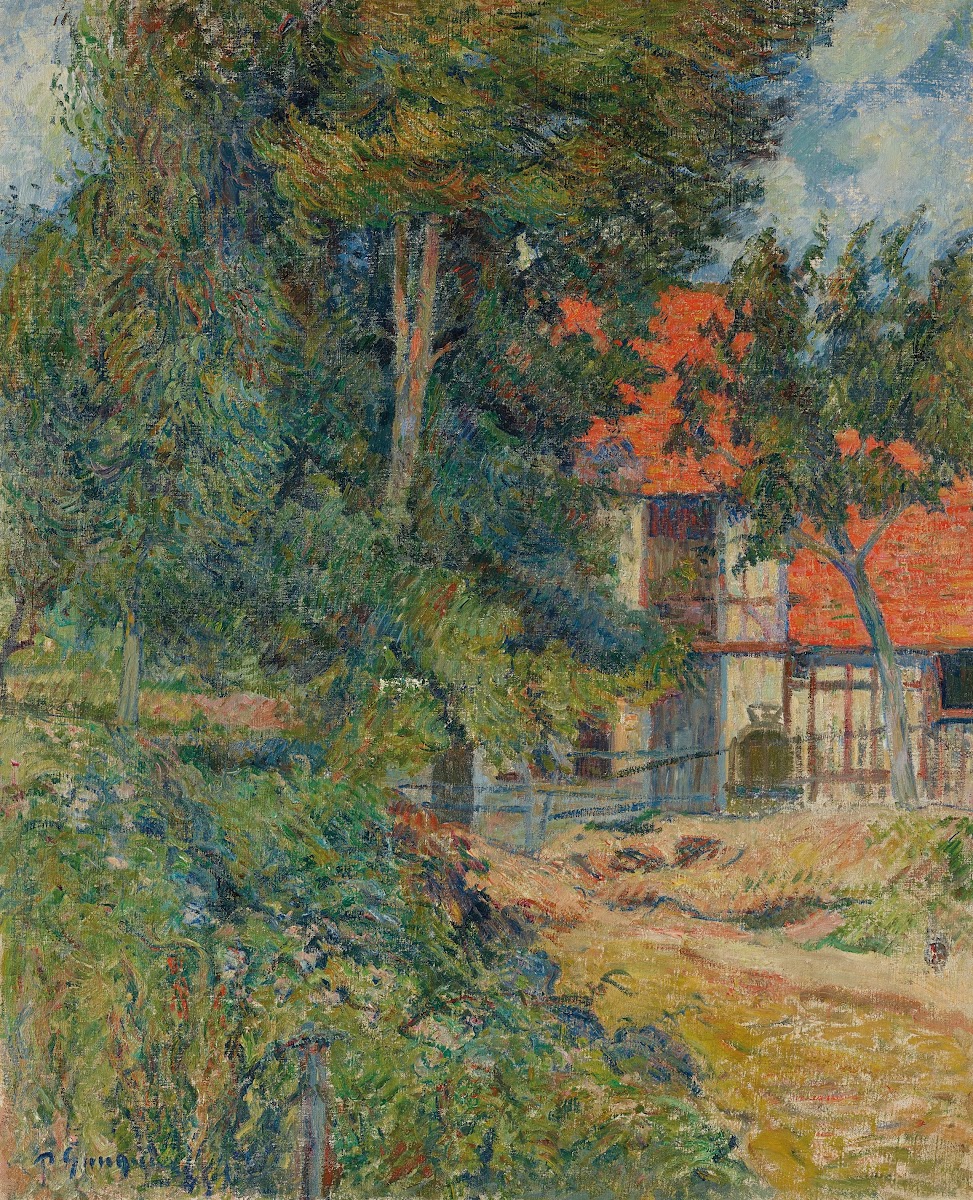 Etable près de Dieppe II 1885