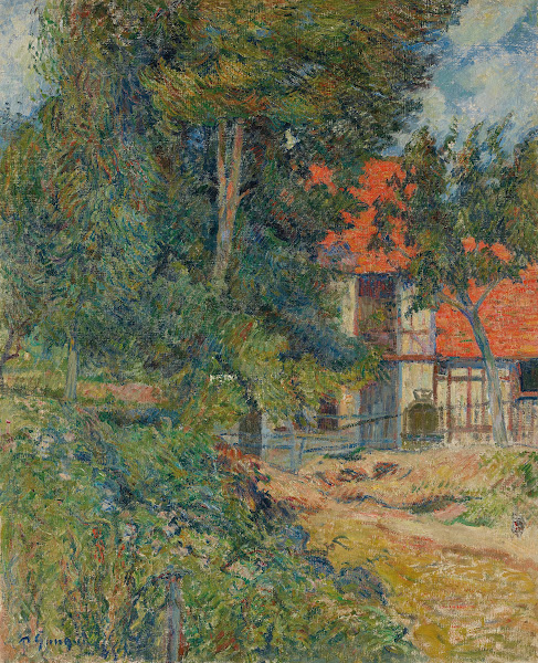 Etable près de Dieppe II 1885