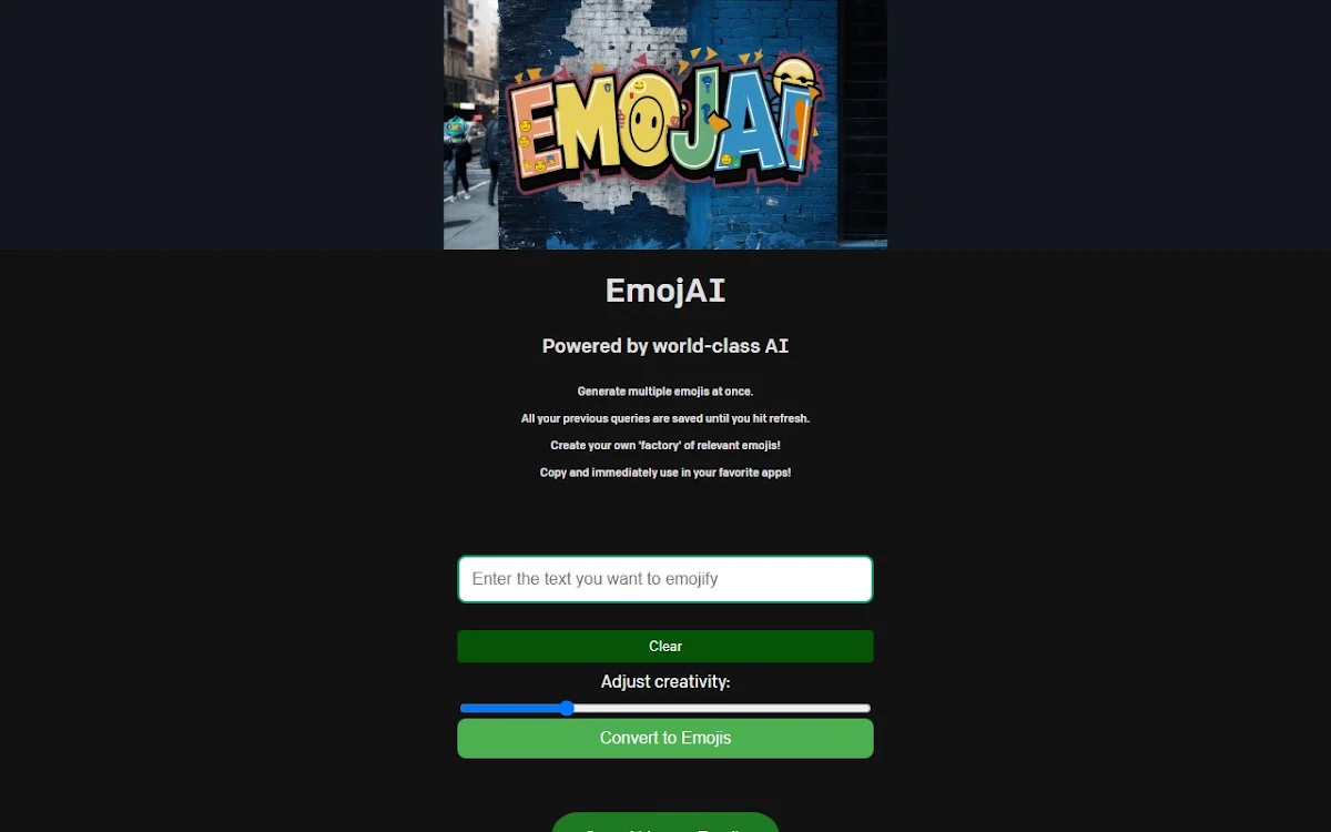 Captura de EmojAi