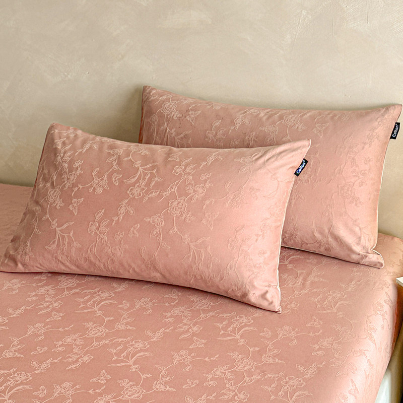Cotton pillowcases with pattern, 48×74 cm, 1 pair