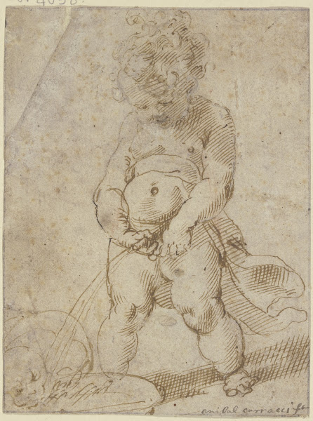 Pissing boy