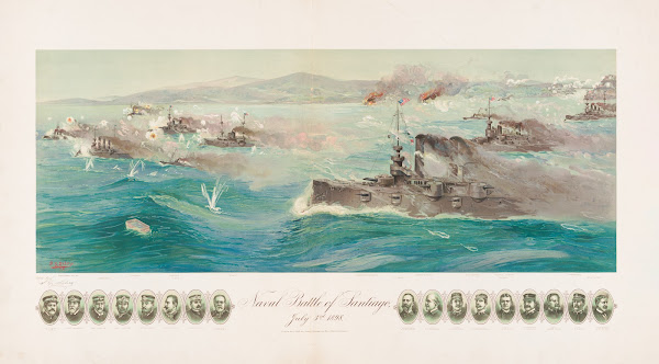 Naval battle of Santigo July 3rd 1898 1899
