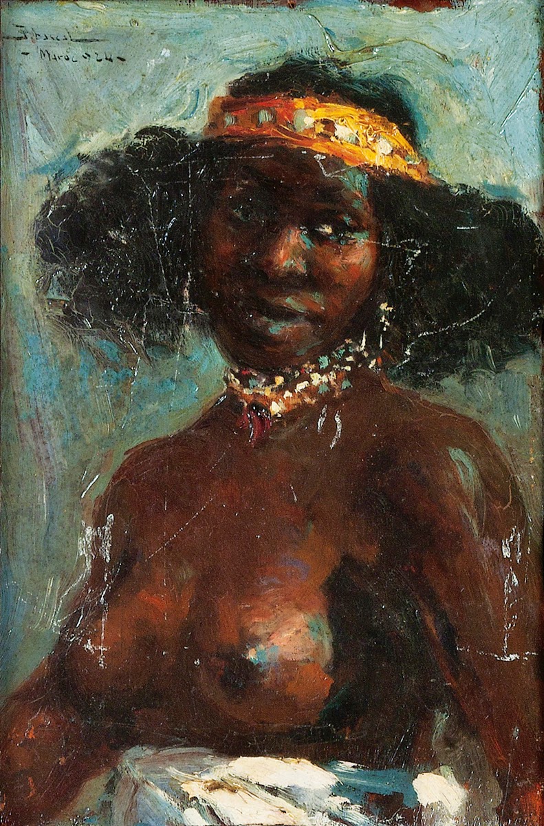 Portrait of a Young Woman In Bust 1924
