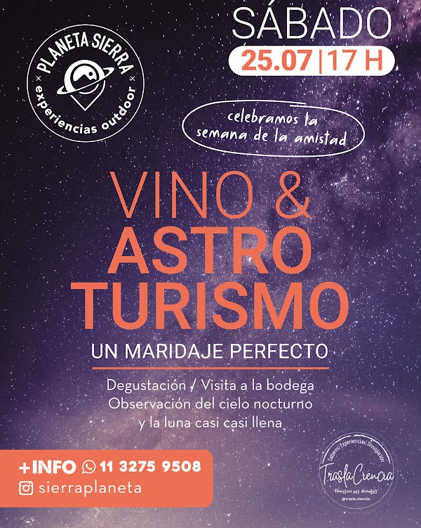 Vino y Astroturismo