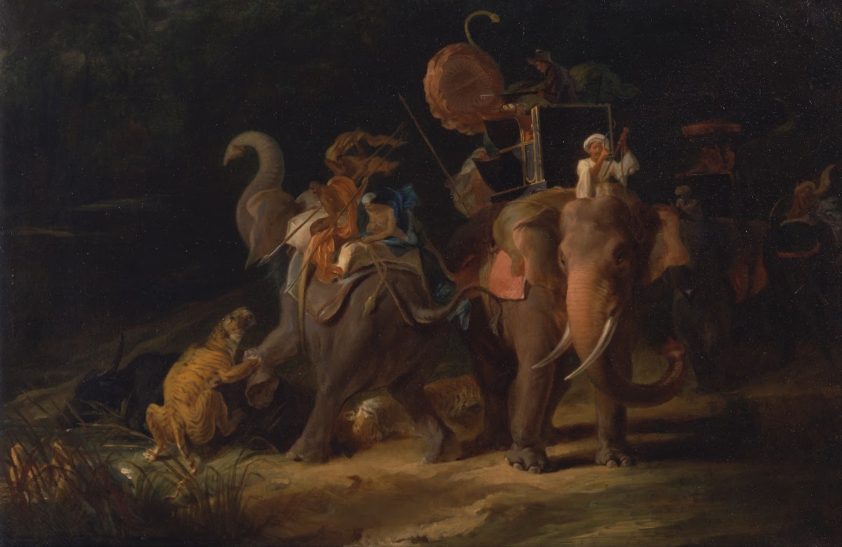 Tiger Hunting in the East Indies 1798