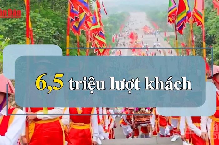 [Video] Phú Thọ đón khoảng 6,5 triệu lượt khách dịp Giỗ Tổ Hùng Vương 2026 - Báo Nhân Dân
