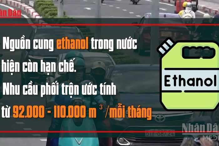 Đề xuất triển khai xăng E10 trên toàn quốc từ ngày 30/4 - Báo Nhân Dân
