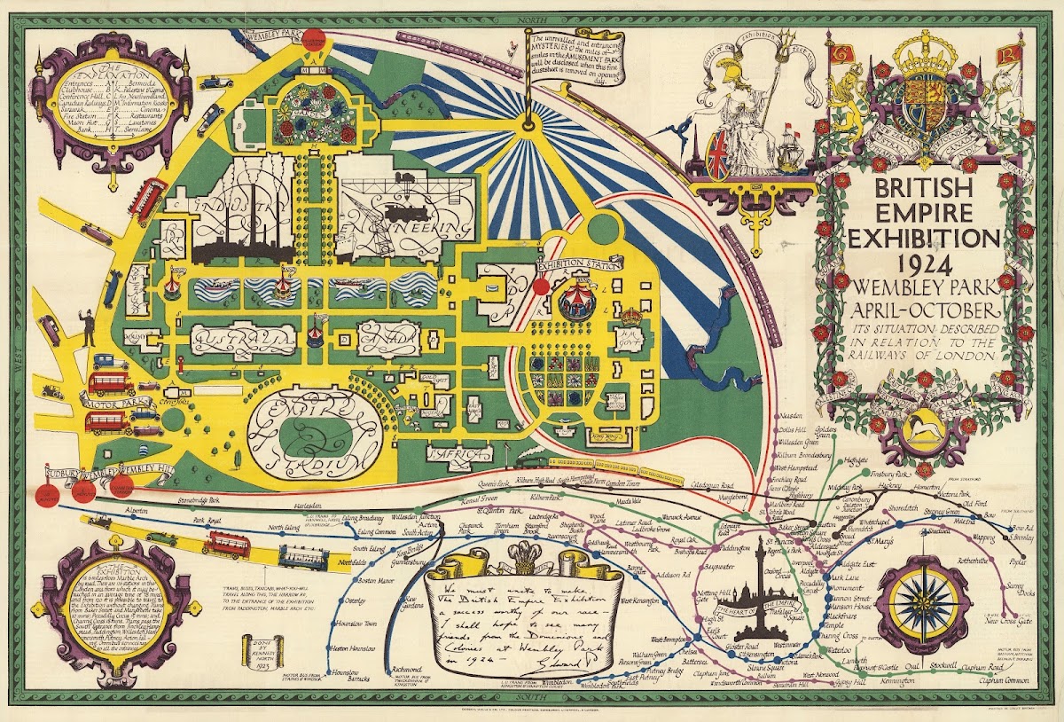 British Empire Exhibition 1924 Wembley Park April October 1924