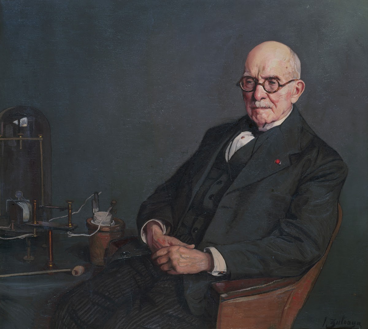 Portrait dÉdouard Branly 1844 1940 physicien 1920