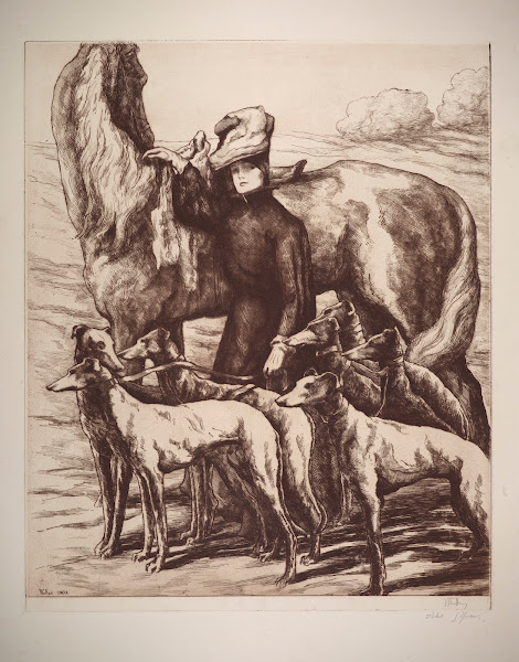 Le départ pour la chasse 1902