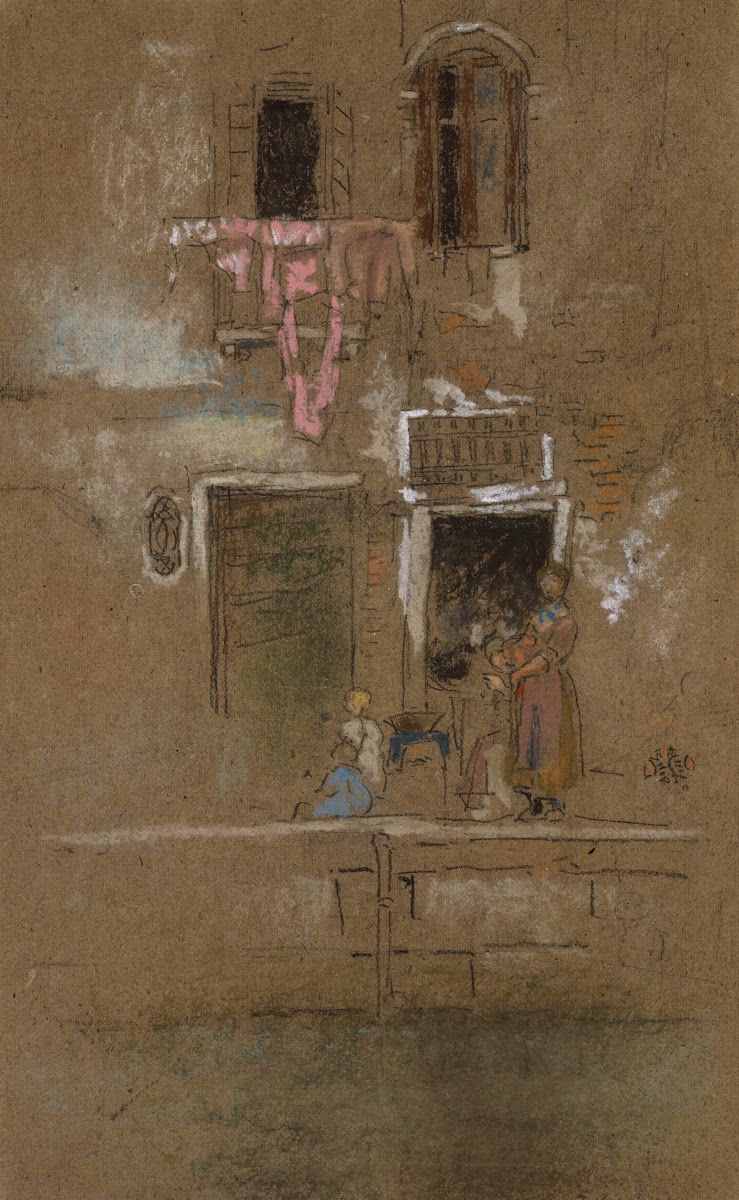 Note in Pink and Brown ca 1880