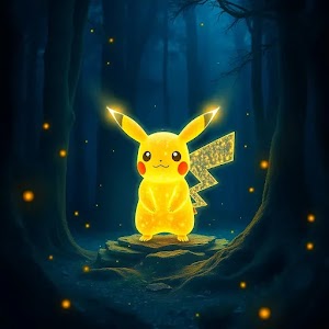 Glowing Pikachu Picture