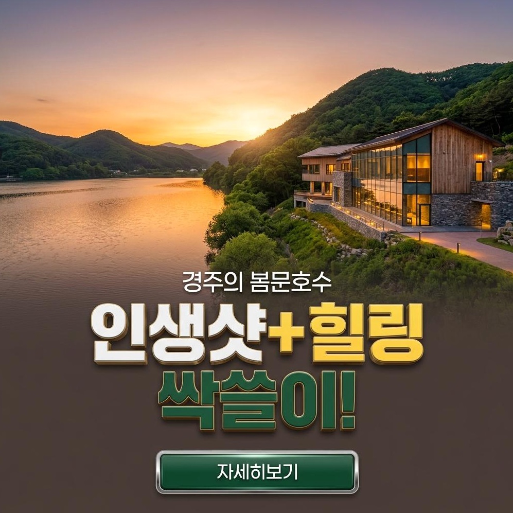 경주 천운복합문화공간: 보문단지 뷰 완벽 분석 2026