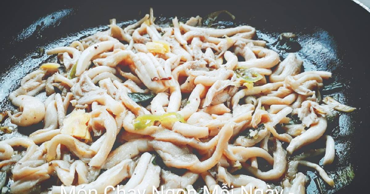 Nấm bào ngư xào chay