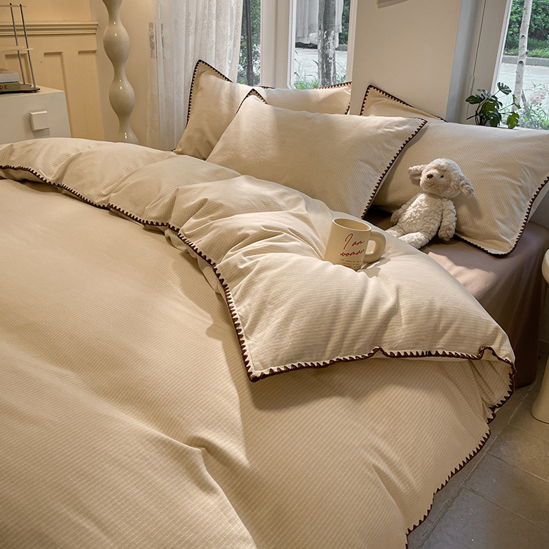 Cotton bedding set, 4-piece, winter edition