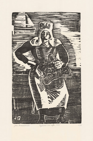 Peasant woman with headdress 1920
