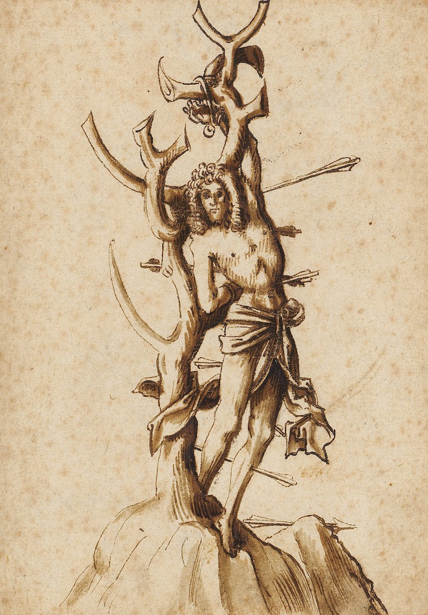 St Sebastian as a martyr 1500