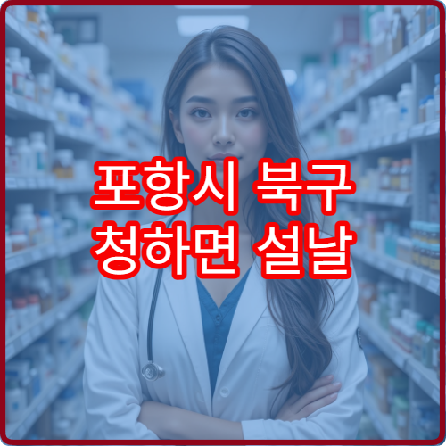 포항시 북구 청하면 설날 연휴 휴일 운영 약국·당직약국 안내