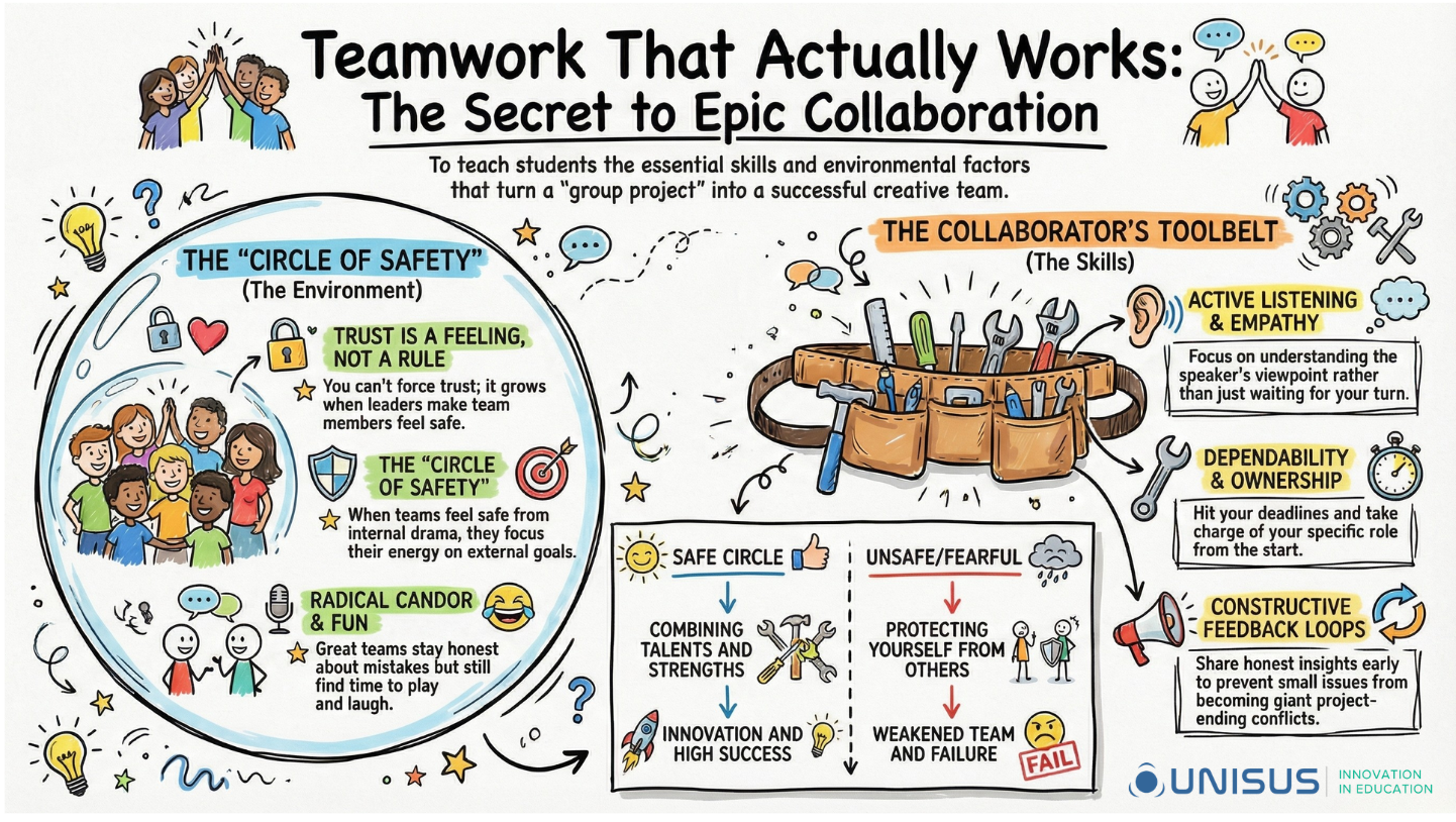 Collaboration and Leadership infographic