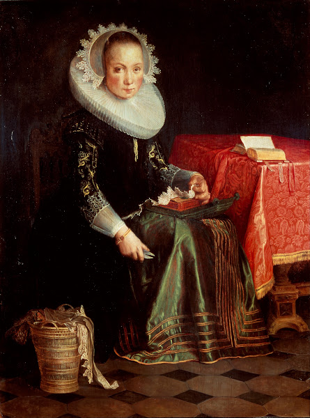 Portrait Of Eva Wtewael 1607 1635