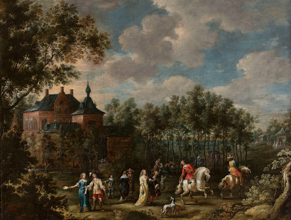Scene in a park c 1650