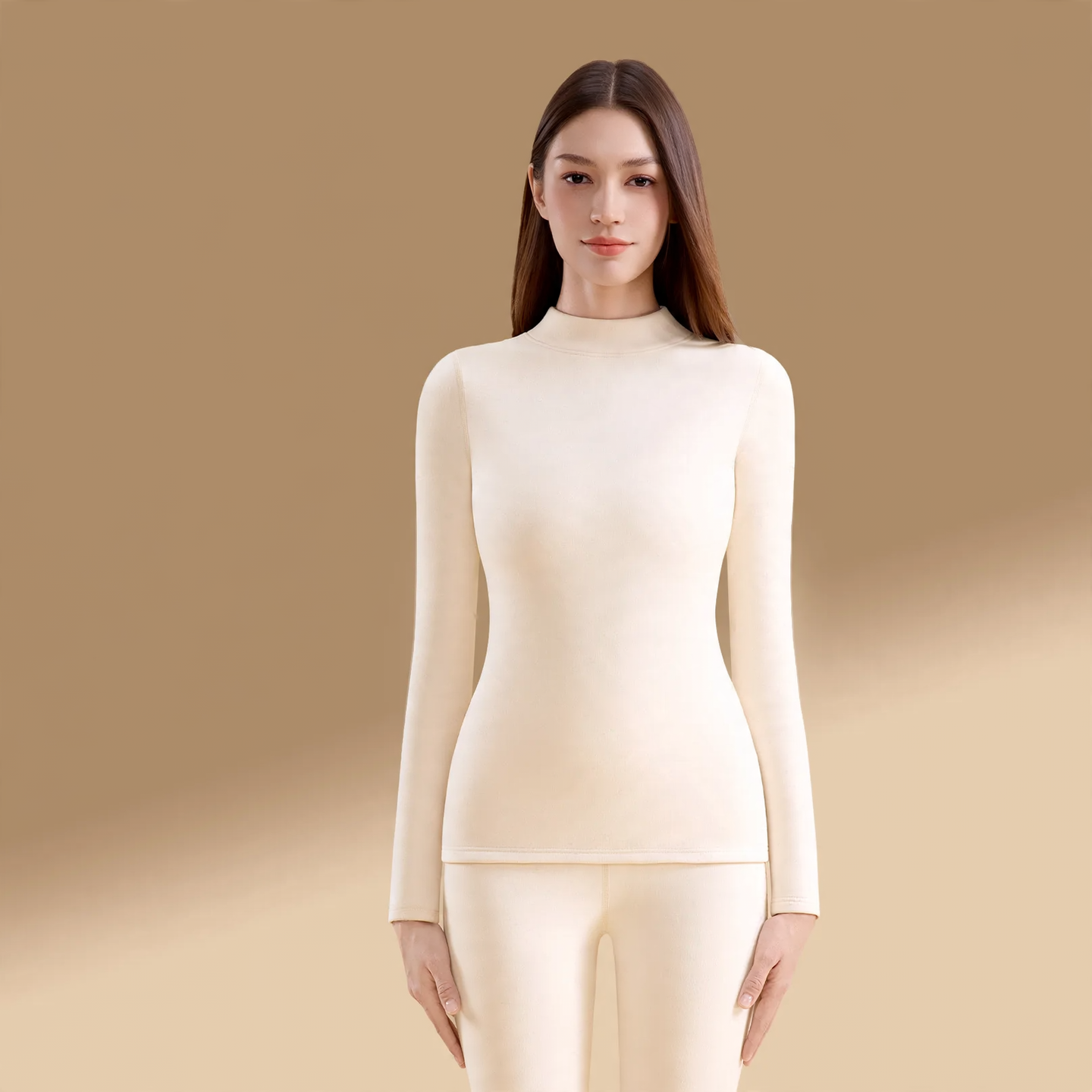 Extra warm thermal underwear set with lamb fleece lining
