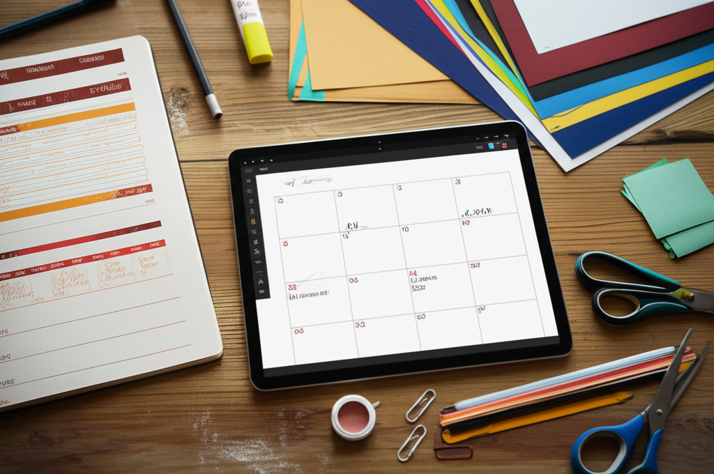 다양한 달력 만들기 방법