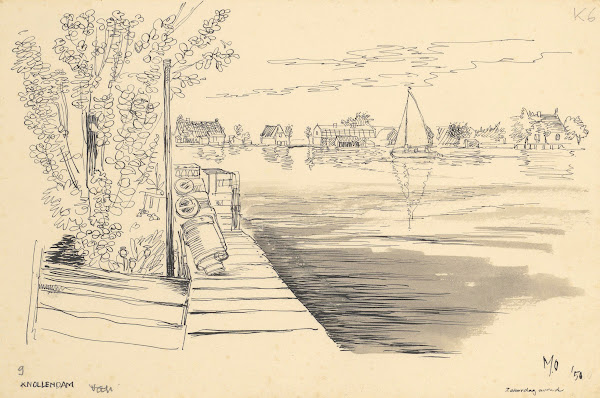 Gezicht te Knollendam 1950