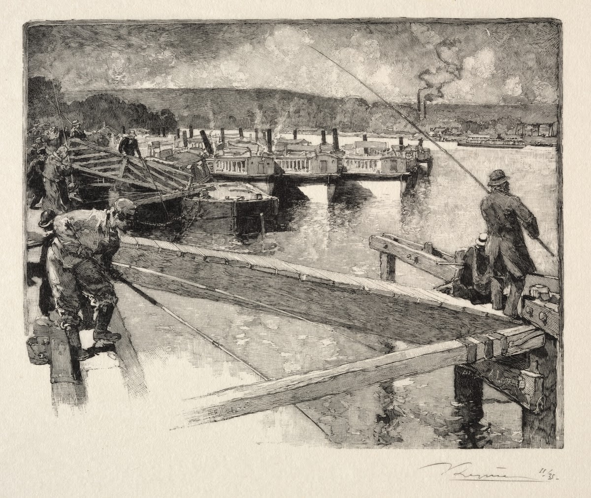 Le garage des bateaux omnibus c 18701918