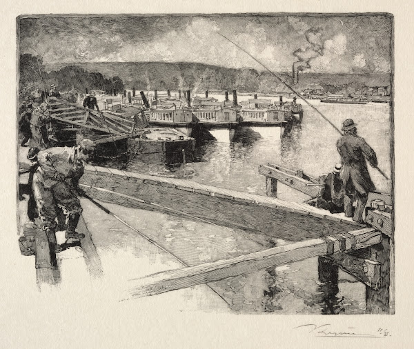 Le garage des bateaux omnibus c 18701918