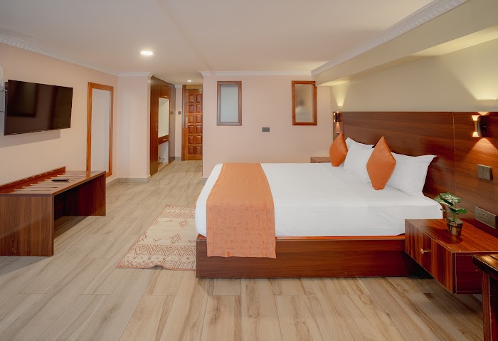 Room 6 wardrobe and furnishings Karen Plains Hotel Nairobi