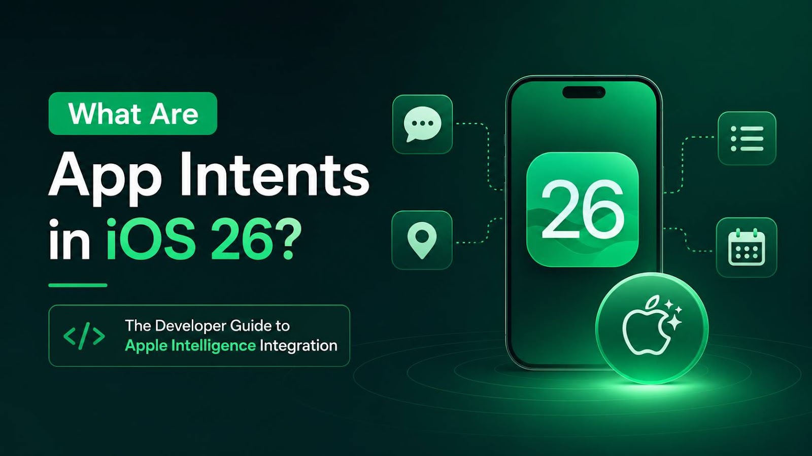 What Are App Intents in iOS 26? The Developer Guide to Apple Intelligence Integration