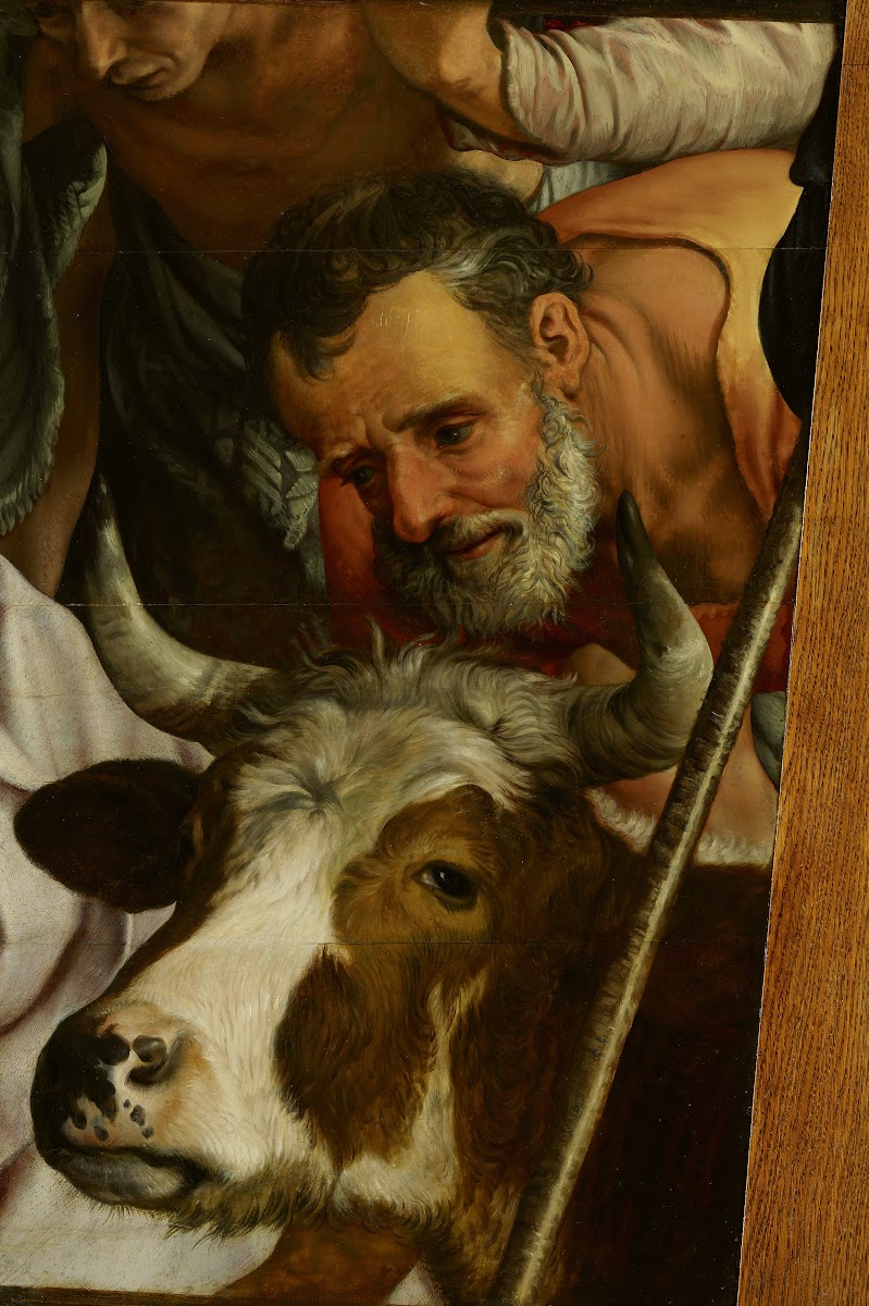 Aanbidding der herders fragment