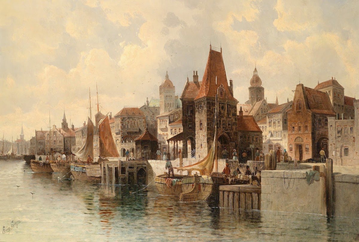 Stadt am Fluss