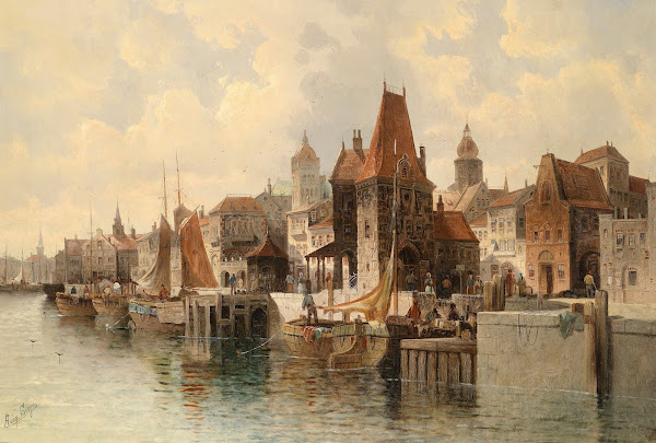Stadt am Fluss