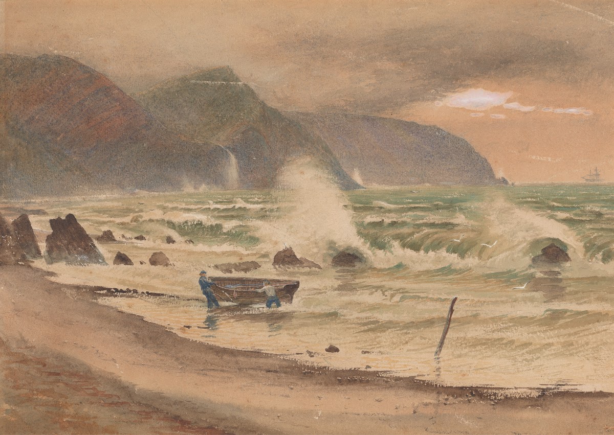 Landscape with Two Men and a Boat
